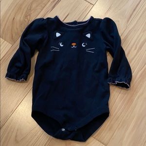 Gymboree black cat body suit